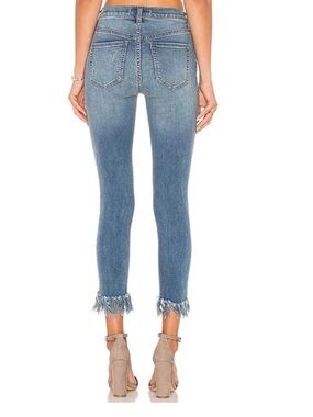 Free People | (sz 26) Frayed Skinny Jeans